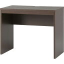 不二貿易　シンプルデスク 幅90 DE-9045BR ダークブラウン