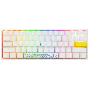 Ducky�@One 2 Pro Mini RGB Pure White Cherry Speed Silver RGB�@dk-one2-pro-rgb-mini-pw-silver