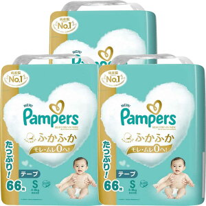 PG@(P[X̔)Pampers(pp[X)͂߂Ă̔ւ̂΂ e[v EgW{ S(4-8kg)66×3