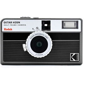 コダック　RK0301 EKTAR H35N HALF FRAME ［フィルムカメラ ハーフフレーム ストライプブラック］