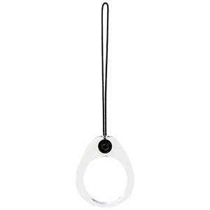 HAMEE iFace Look in Clear Hard リングストラップ iFace ブラック IFACELICRINGBK