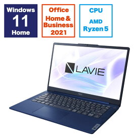 NEC　ノートパソコン LAVIE N14 Slim ネイビーブルー [14.0型 /Win11 Home /AMD Ryzen 5 /メモリ：16GB /SSD：256GB /Office]　PCN1455HAL