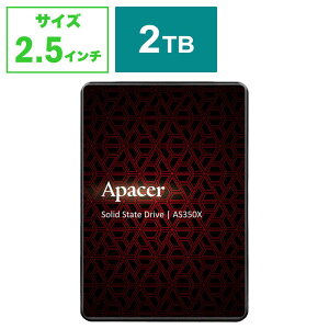 APACER@SSD SATAڑ AS350X [2TB /2.5C`]@AP2TBAS350XR-1