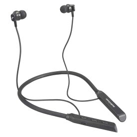 オーム電機　ワイヤレスネックイヤホン AudioComm ［ワイヤレス(ネックバンド) /Bluetooth］ ブラック　HP-W218N
