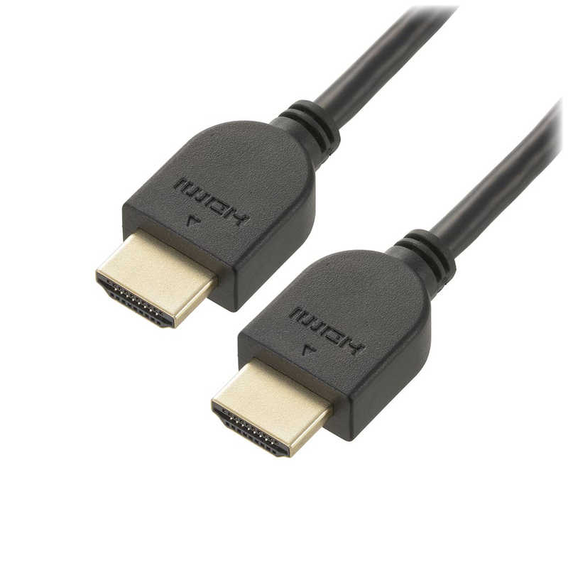 <br>オーム電機　HDMIやわらかケーブル スリムタイプ ハイスピード 3m ［3m  HDMI⇔HDMI  スリムタイプ  イーサネット対応］　VIS-C30HDS-K