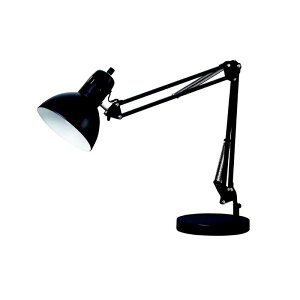 東京メタル デスクライト アームライト式 ブラック(電球別売品 E26/60W迄使用可能) YO-14