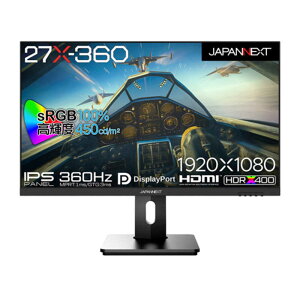 JAPANNEXT@27C` IPSpl Full HD(1920 x 1080) 360Hz tj^[@JN-360IPS27FHDR-HSP