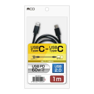�i�J�o���V�@USB-C �� USB-C�P�[�u�� �m�[�d /�]�� /1m /USB Power Delivery /60W /USB2.0 �n�@USB-BC201