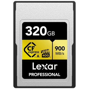 LEXAR@CFexpressJ[h TypeA GOLD (320GB)@LCAGOLD320G-RNENJ