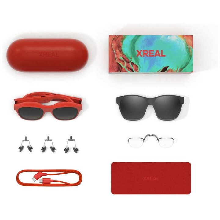 楽天市場】XREAL AR スマートグラス XREAL Air 2 レッド X1004R 