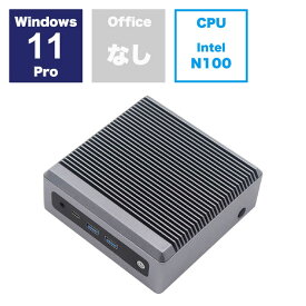 MAXTANG　デスクトップパソコン NX-N100 ［モニター無し /メモリ：8GB /SSD：128GB］　NX-N100-8/128-W11Pro-N100WB