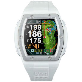 ショットナビ　腕時計型GPSゴルフナビ CREST2 クレスト2 ホワイト　Crest2White