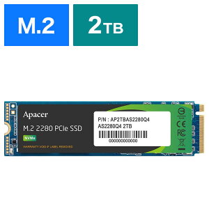 APACER@SSD PCI-Expressڑ AS2280Q4 (q[gVNt) [2TB /M.2]@AP2TBAS2280Q4-1