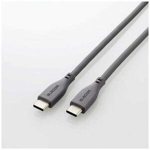 GR@ELECOM@^CvC P[u USB Type C to Type C 1m PD 100W VR 炩 O[@MPA-CC5PSS10GY