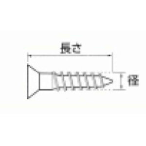 福井金属工芸 鉄木ネジ皿頭(ニッケル)2.4×10 10グロス入 NO.6703
