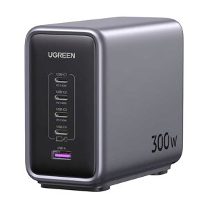 UGREEN@Nexode }[d 300W 15853B mUSB Power DeliveryΉ /5|[g /GaN(KE) ̗pn O[@UGR-OT-000007