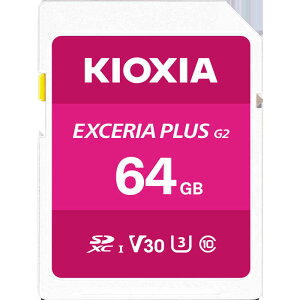 KIOXIA LINVA@SDXCJ[h EXCERIA PLUS(GNZAvX) mClass10 /64GBn sN@KSDH-B064G