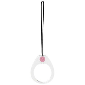 HAMEE iFace Look in Clear Hard リングストラップ iFace ピンク IFACELICRINGPK