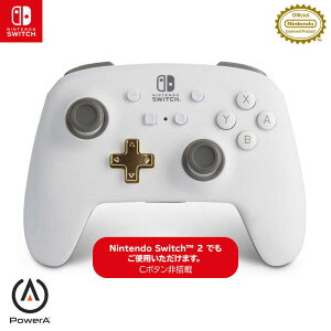 �A�R�E�u�����Y�E�W���p���@PowerA �G���n���X�h�E���C�����X�R���g���[���[ for Nintendo Switch - �z���C�g �p���[�G�[�@1518390JP-02
