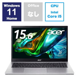 ACER エイサー　ノートパソコン Aspire 3 ノートPC ［15.6型 /Windows11 Home /intel Core i5 /メモリ：16GB /SSD：512GB］ ピュアシルバー　A315-59-H56Y