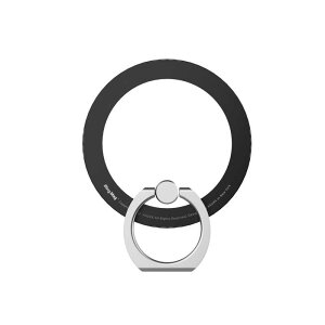 UNIQ�@�}�O�l�b�g�ȒP���E�X�}�z�����O iRingMag SMOKY BLACK�@UMS-IR15MGBL2