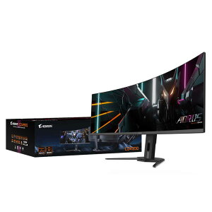 GIGABYTE�@�Q�[�~���O���j�^�[ AORUSCO49DQ AORUS �m49�^ /Dual QHD(5120×1440) /���C�h /�Ȗʌ^�n