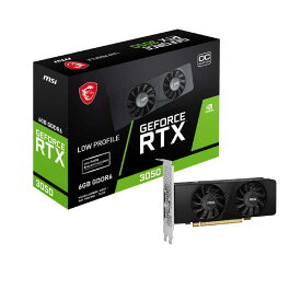 MSI　GeForce RTX 3050 LP 6G OC「バルク品」　GeForceRTX3050LP