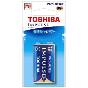 ���Ł@TOSHIBA�@�A���J�����d�r IMPULSE �u�C���p���X�v (9V�`) 1�{ �G�R�p�b�P�[�W�@6LR61H EC