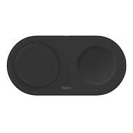 BELKIN　Belkin Qi2 2-in-1 ワイヤレス充電器 ブラック ［USB Power Delivery対応 /15W］　WIZ021QCBK