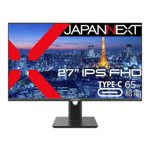 JAPANNEXT@27C` IPSplډ𑜓x tj^[ USB Type-C(ő65Wd) HDR  s{bg@\ځ@JN-IPS27FHDR-C65W-HSP