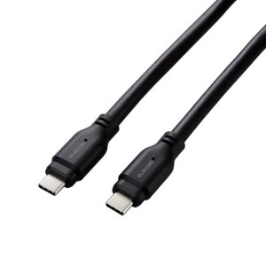 GR@ELECOM@^CvC P[u USB Type C to Type C 1.5m PD 100W USB10Gbps ubN@MPA-CC1G15BK