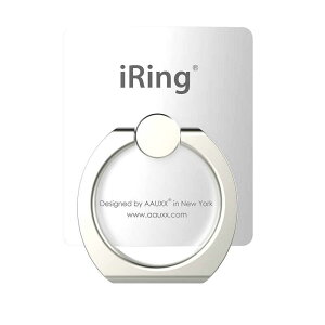 UNIQ�@�X�}�[�g�t�H�������O iRing PearlWhite�@UMS-NIRPW