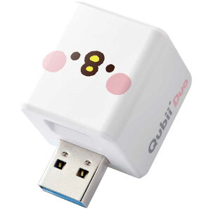 MAKTAR�@�J�i�w�C Qubii Duo USB-A �s�X�P iOS/Android�o�b�N�A�b�v�J�[�h���[�_�[ �z���C�g�@MKPQD-WK