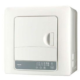 東芝　TOSHIBA　衣類乾燥機 ［乾燥容量6.0kg /電気式(50Hz/60Hz共用)］ ピュアホワイト　ED-60A4-W（標準設置無料）