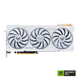 ASUS エイスース　グラフィックボード GeForce RTXシリーズ 16GB「バルク品」　TUF-RTX4070TIS-O16G-WHITE-GAMING