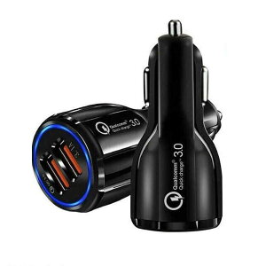 ROYALMONSTER�@QC3.0 18W 2�|�[�g�J�[�E�`���[�W���[ �m2�|�[�g /Quick Charge�Ή��n BK�@RM-CAR8382BK