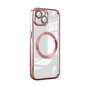 ROYALMONSTER iPhone 15 MagSafe対応 クリアケース RG RM-15N-MGRG