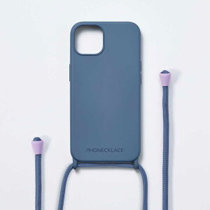ROA�@iPhone 15 Pro(6.1�C���`) �X�g���b�v�z�[���t�L�V���R���P�[�X�{Rope Strap PHONECKLACE �e�B�[���u���[�@PN25669i15