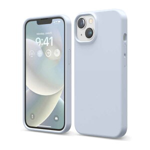ELAGO�@iPhone 14 6.1�C���` �P�[�Xelago SILICONE CASE�@ELINNCSSCS3LB