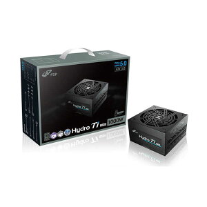 FSP�@PC�d�� Hydro Ti PRO 1000W�m1000W /ATX /Titanium�n �u���b�N�@HTI-1000M