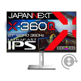 JAPANNEXT　ゲーミングモニター (X-360Q) FAST IPSパネル搭載 360Hz対応　JN-27IPS360WQHDR-HSP