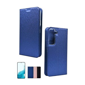 shizukawill Galaxy S22 SC-51C SCG13 手帳型 スリム手帳 ケース Shizukawill ディープブルー SAGAS22SLDEBL