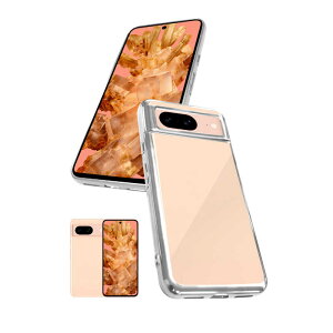 shizukawill�@Google Pixel8 �T�C�h���b�L���H TPU �N���A�P�[�X �V���o�[×�N���A�@GOPI8CLSR