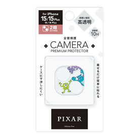 PGA　iPhone 15/15 Plus/14/14 Plus用 カメラフルプロテクター Premium Style モンスターズ・インク　PG-D23ACLG07MOI