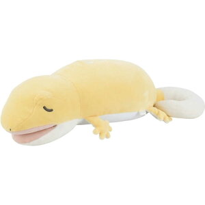 りぶはあと プレミアムねむねむアニマルズ かむかむズ クール抱きまくら Sサイズ トカゲモドキ コガネ