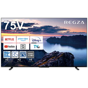 TVS REGZA@ter REGZA ( OU ) [ 75V^ / BluetoothΉ / 4KΉ / BSECS 4K`[i[ / YouTube Ή ]@75Z670NiWݒuj