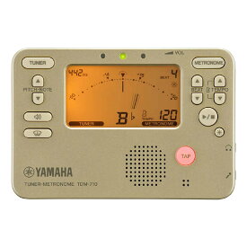 ヤマハ　YAMAHA　チューナーメトロノーム ゴールド　TDM-710GL