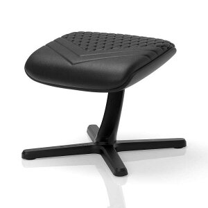 NOBLECHAIRS@FOOTREST 2 - Real Leather (tbgXg c[ {v) Ibg} u ItBX`FA Q[~O`FA ubN@NBL-FR-RL-BLK