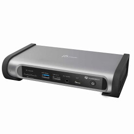 J5　Thunderbolt4 Quad display Docking Station ［USB Power Delivery対応］ ブラック/スペースグレー　JTD568