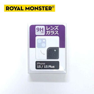 ROYALMONSTER�@iPhone 15/15 Plus �J���������Y�ی�K���X CL�@RM-8550-LENS15
